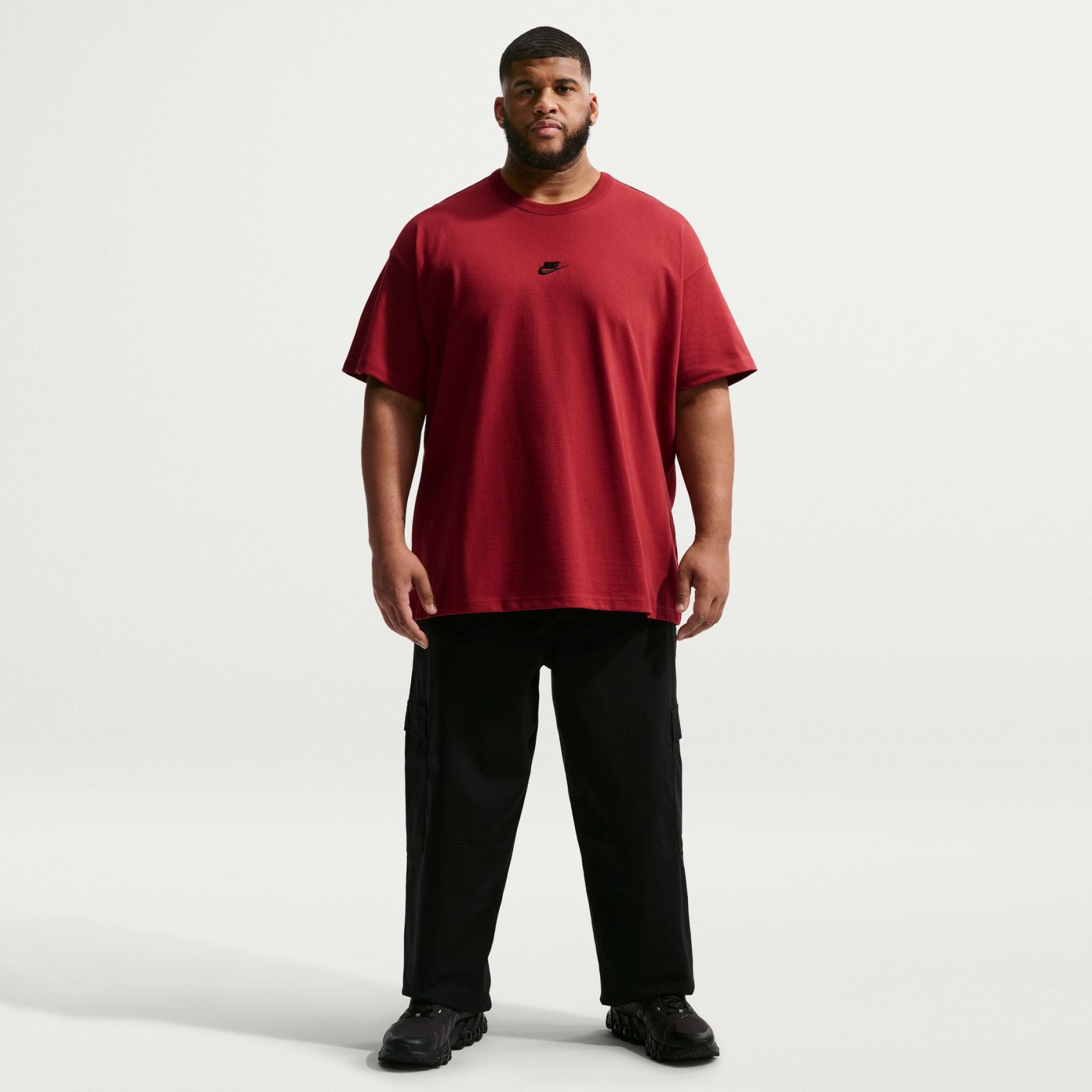 Nsw Tee Premium Essential Erkek Bordo Tişört
