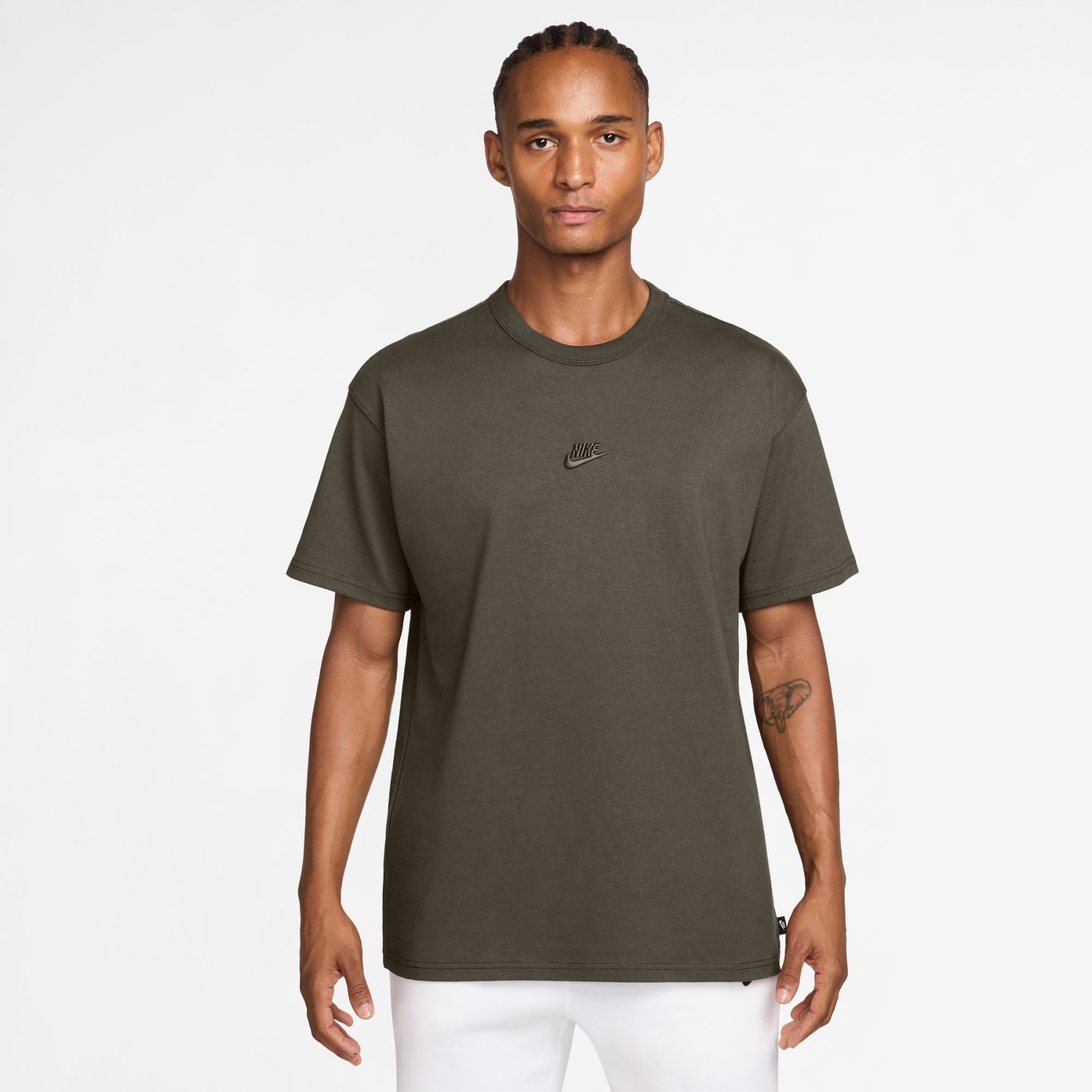 Nsw Tee Premium Essential Erkek Kahverengi Tişört