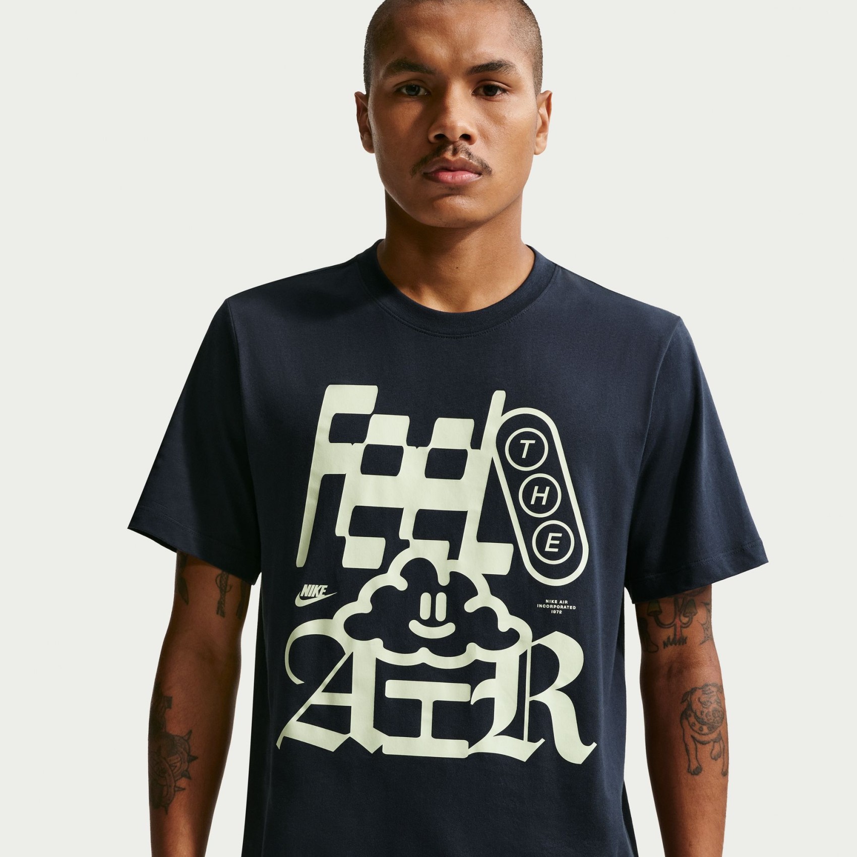 Nsw Tee Std Cloud Air Erkek Mavi Tişört