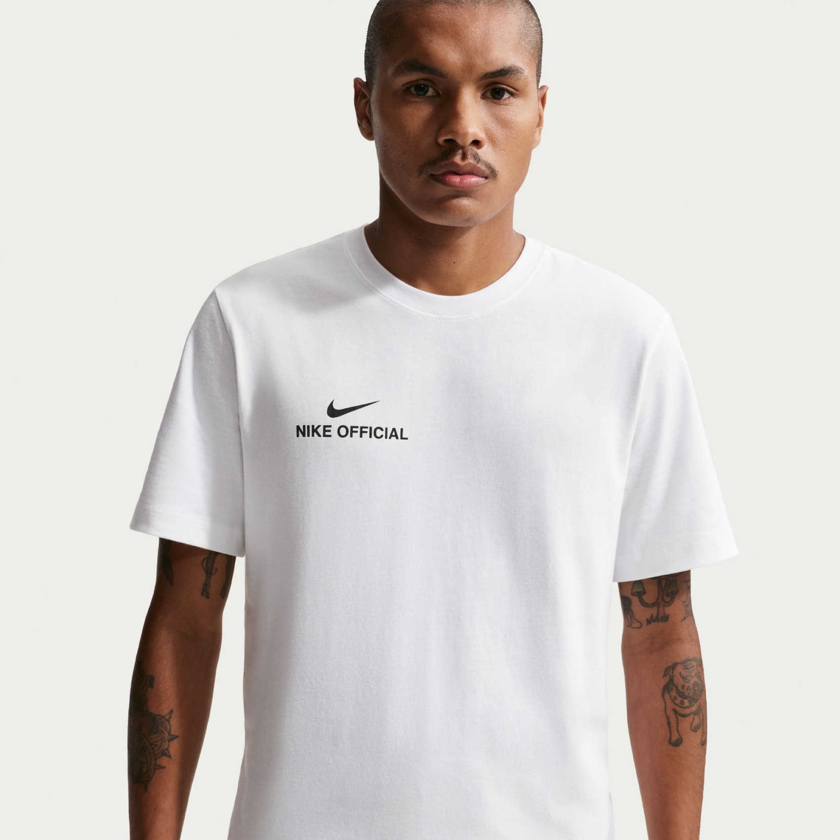 Nsw Tee Std Nike Official Erkek Beyaz Tişört