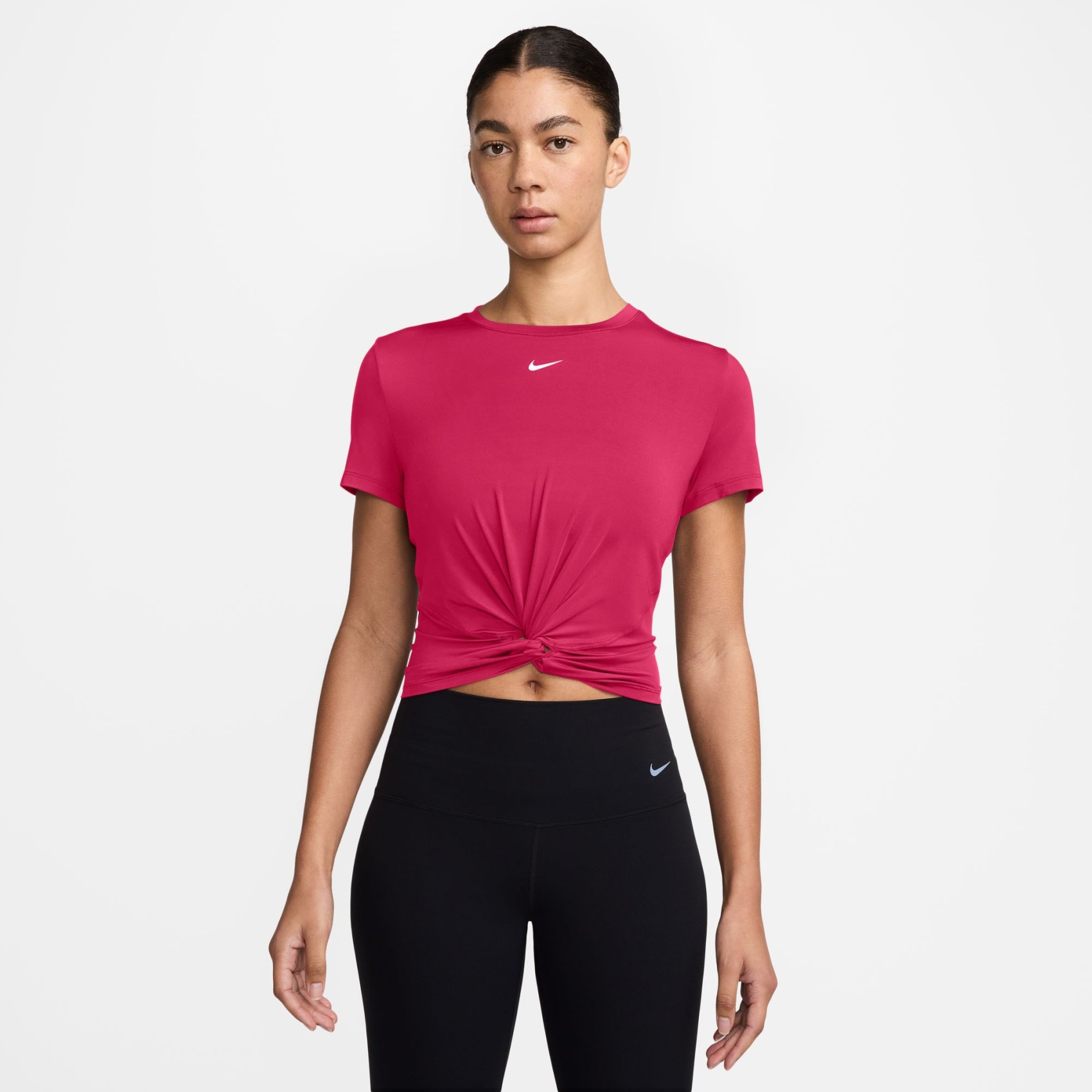 One Classic Dri-FIT Twist SS Kadın Pembe Tişört
