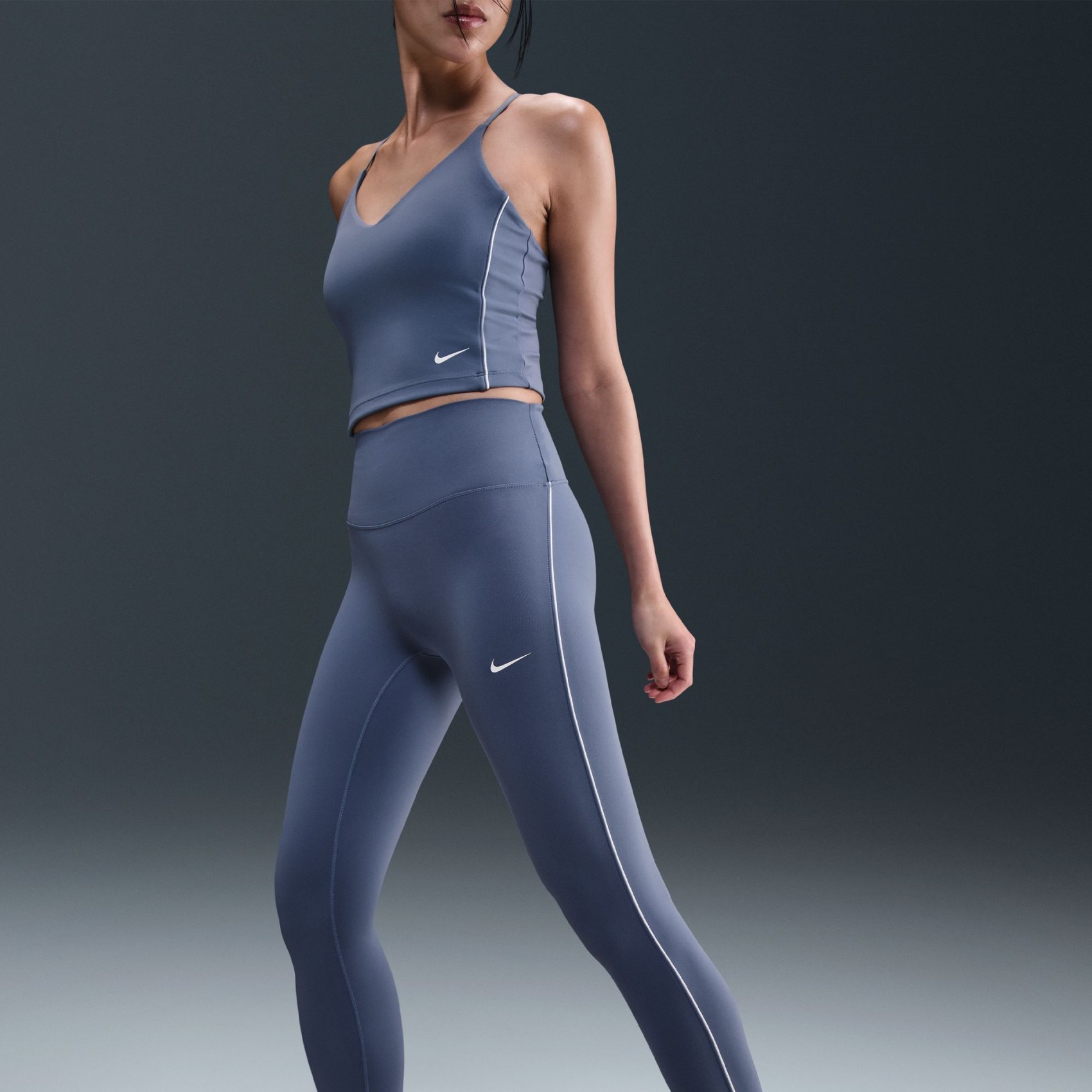 One Dri-FIT HR Tight Kadın Mavi Tayt