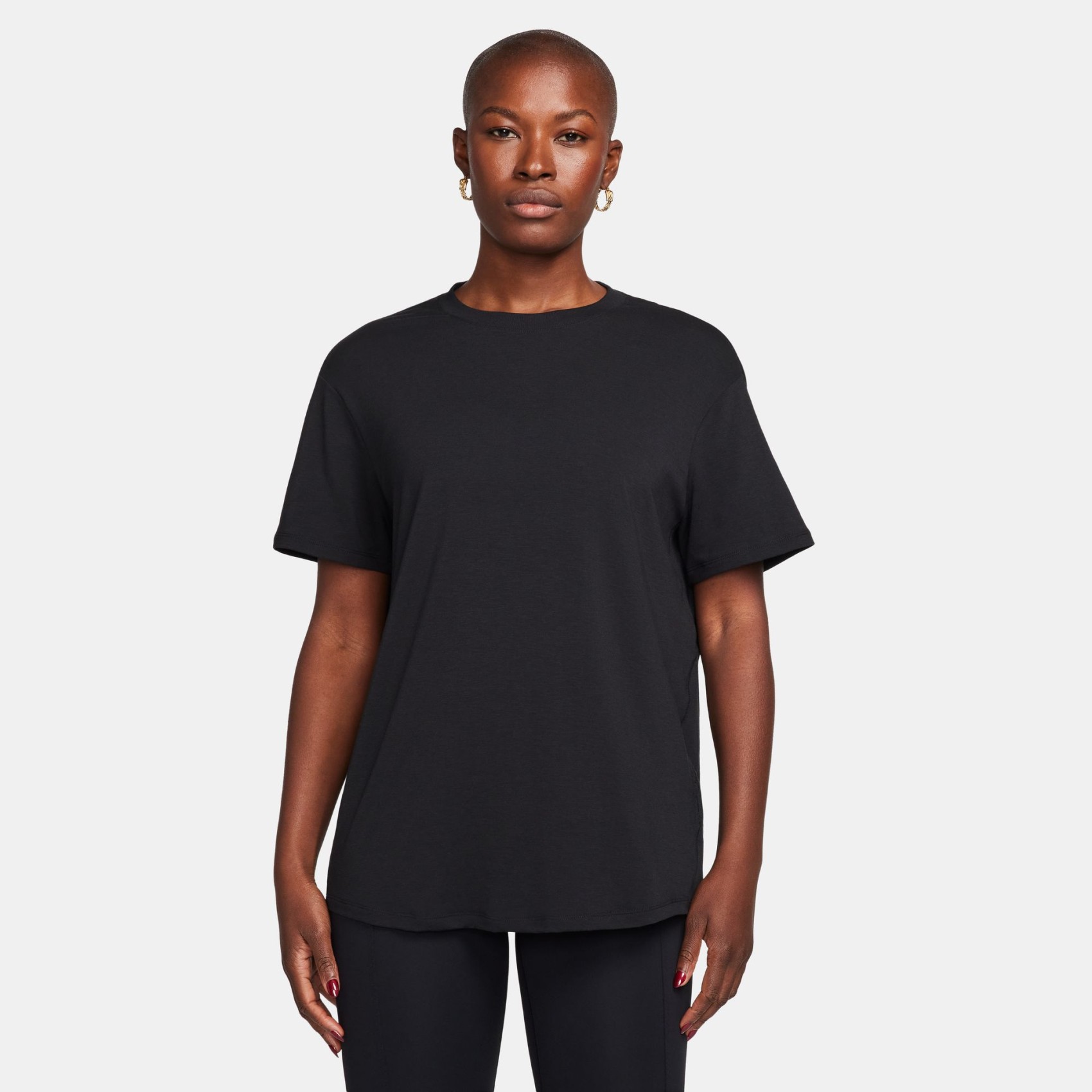 One Relaxed Dri-FIT SS Top Kadın Siyah Tişört