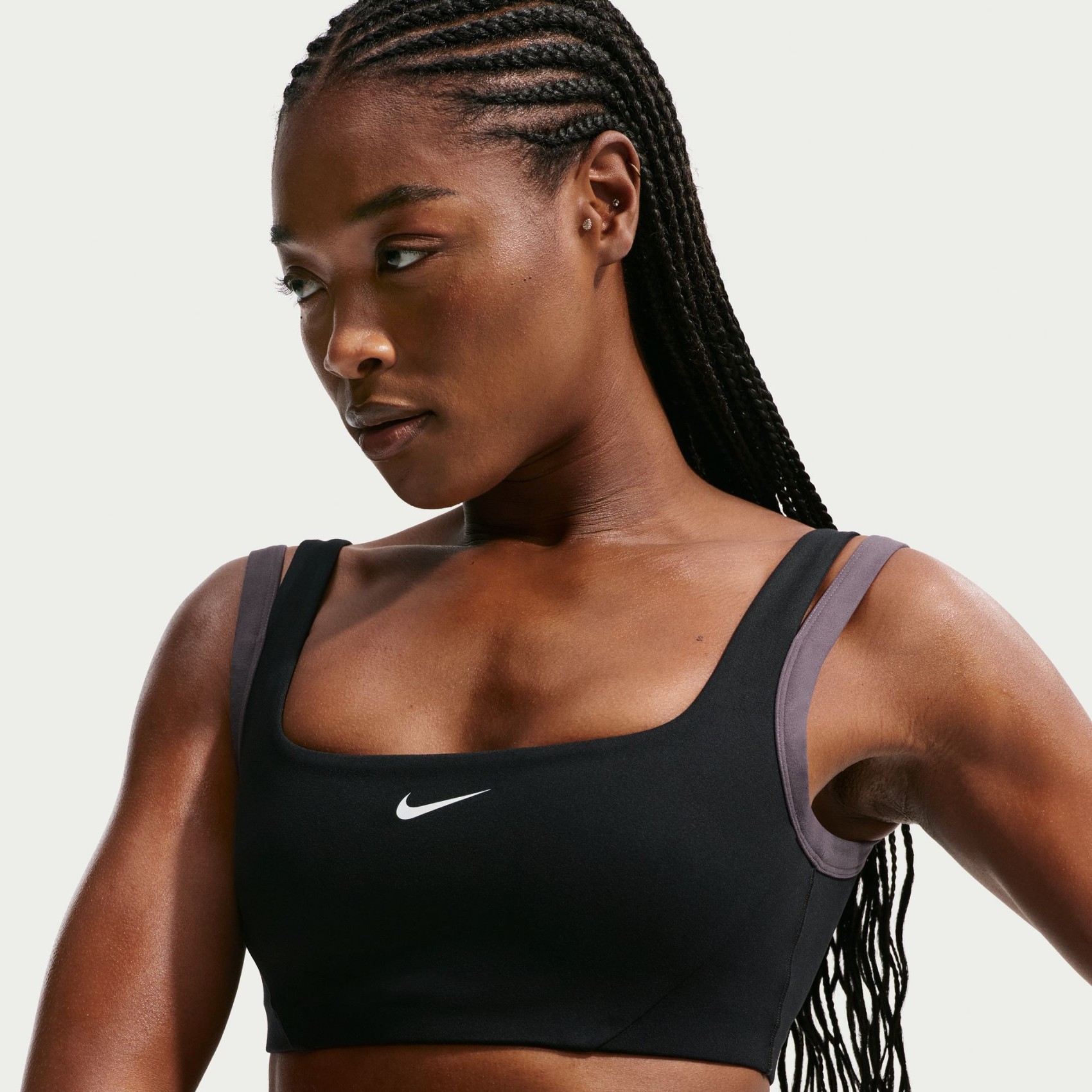 Nike One Support Bra Kadın Siyah Sporcu Sütyeni