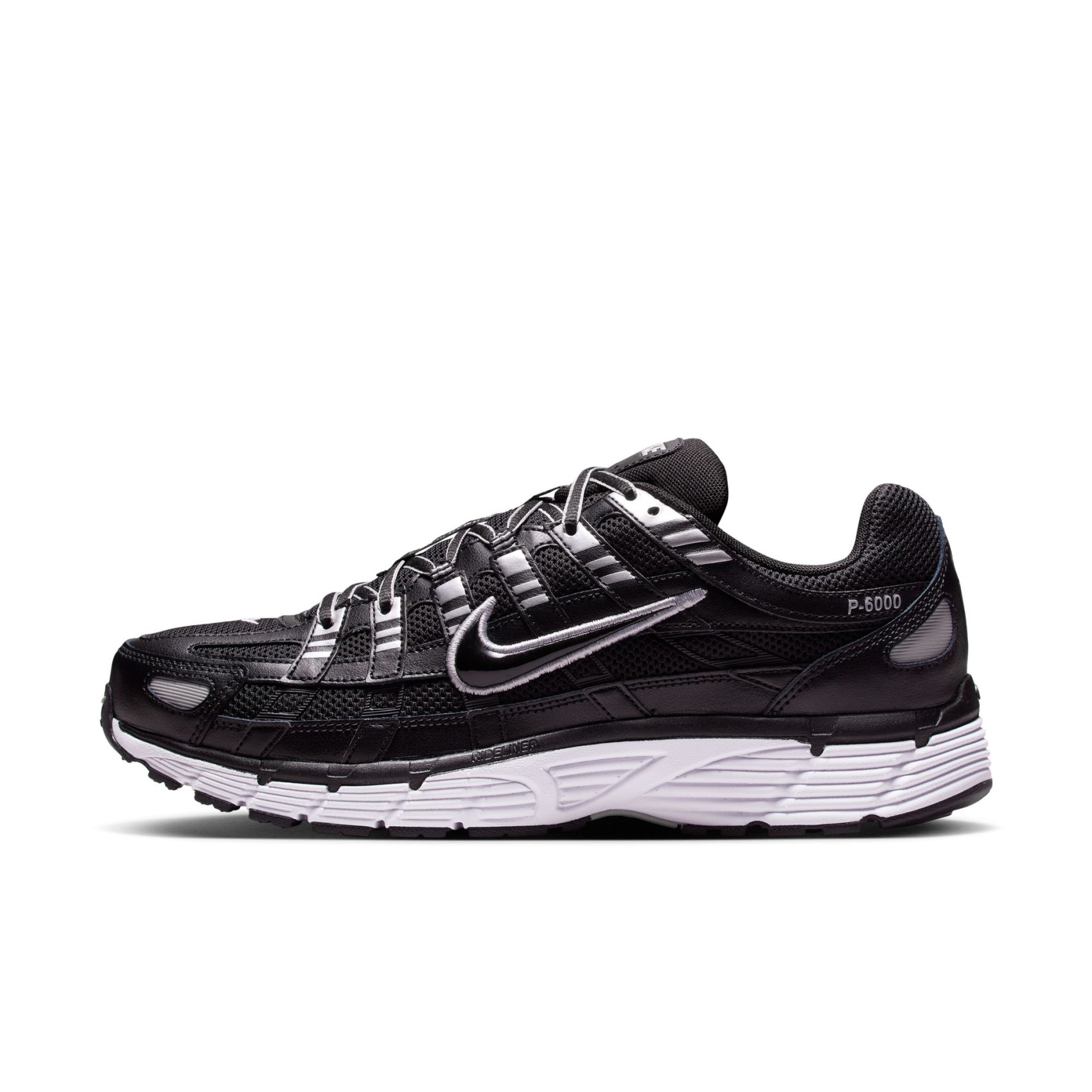 P-6000 Erkek Siyah Sneaker Ayakkabı