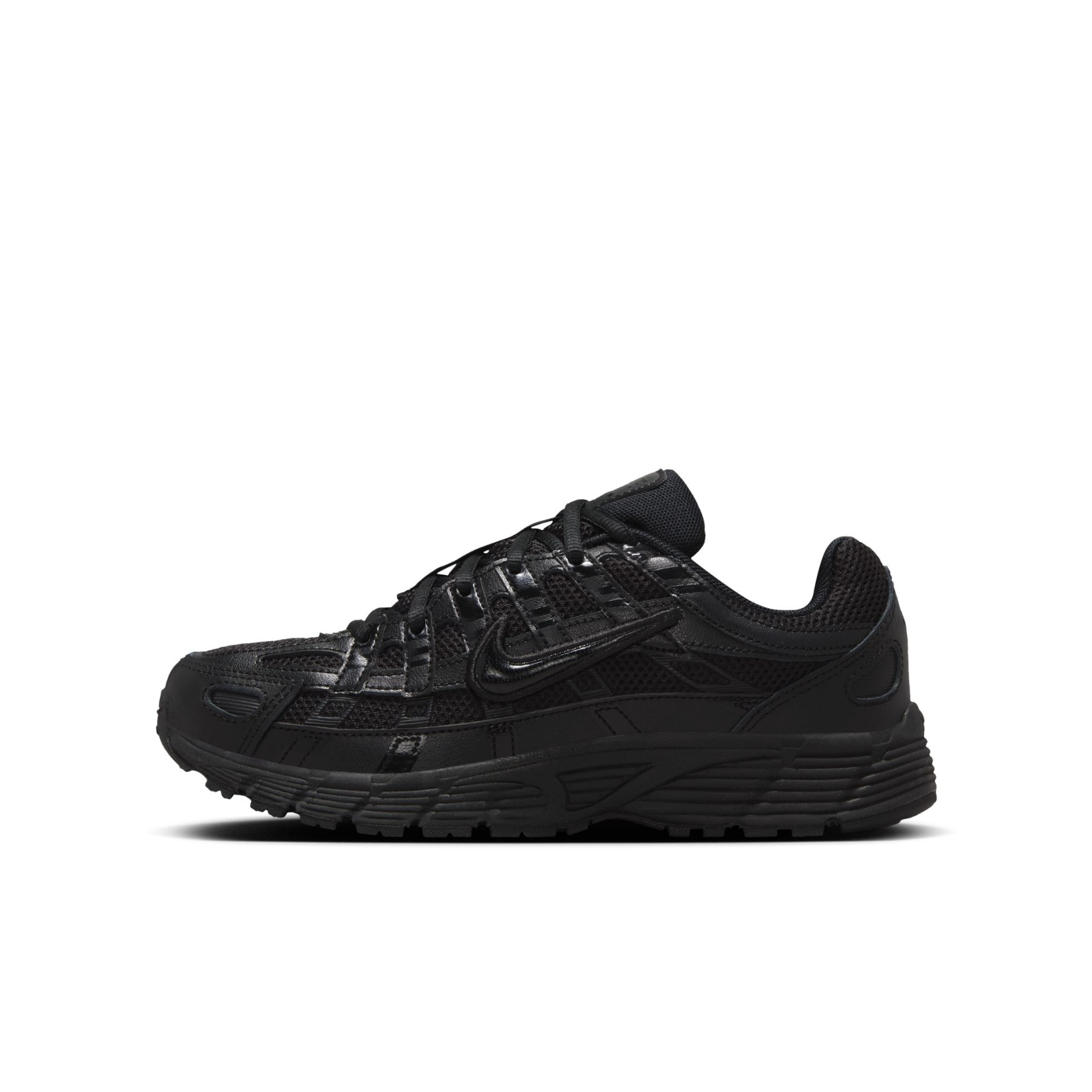 P-6000 Gs Siyah Sneaker Ayakkabı