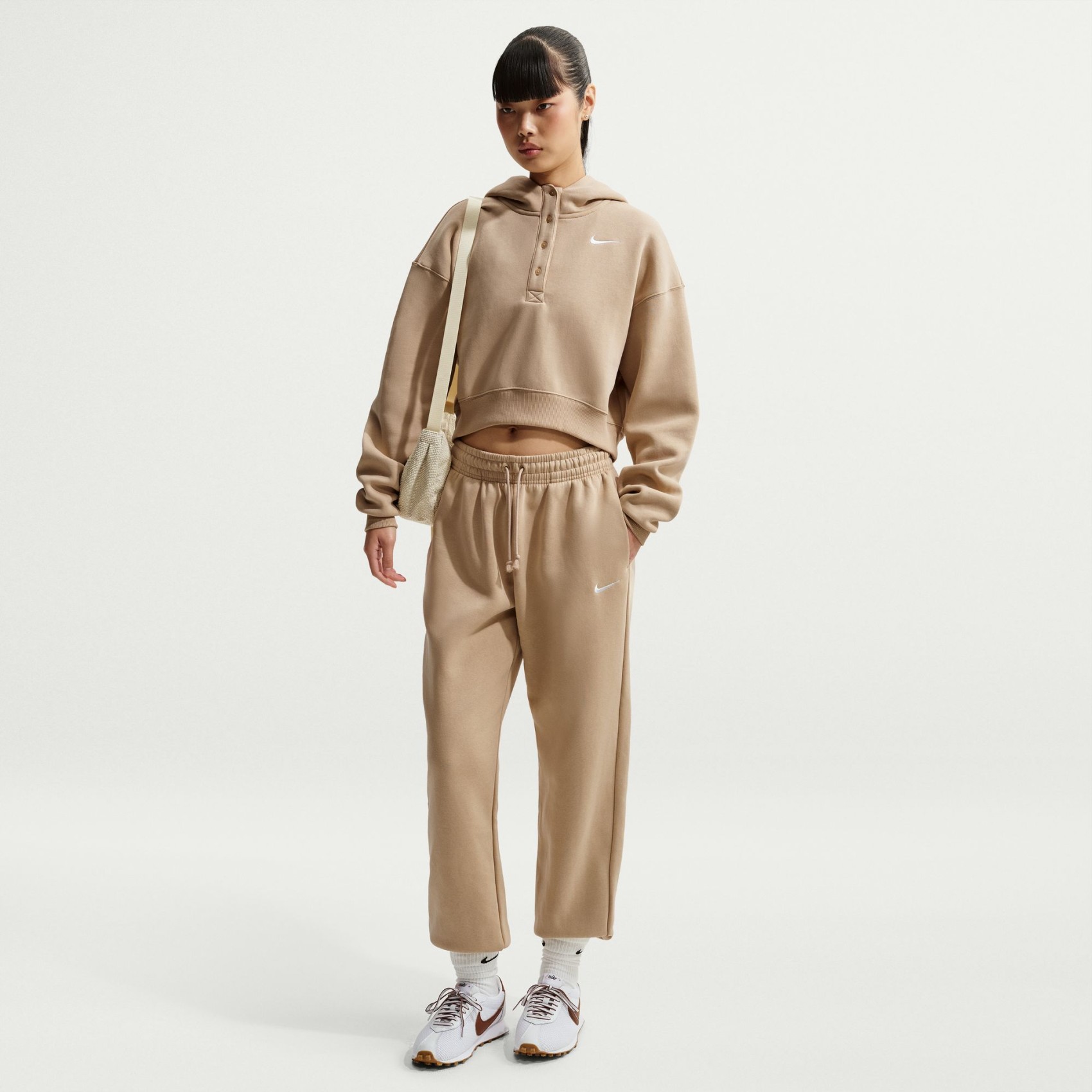 Phoenix Fleece Hr Os Pant Kadın Kahverengi Eşofman Altı