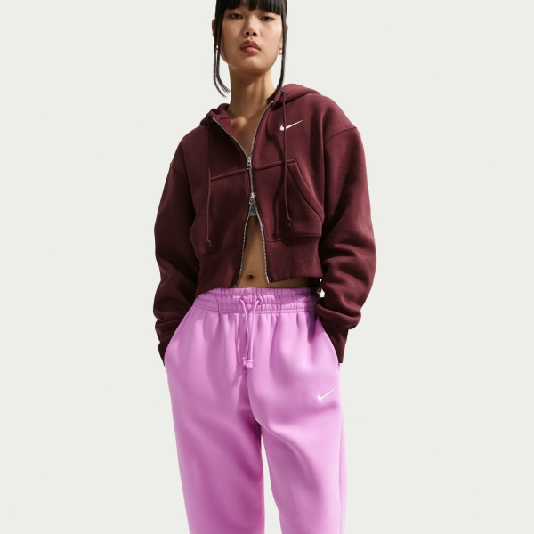 Nike Phoenix Fleece Hr Os Pant Kadın Pembe Eşofman Altı FZ5996-503