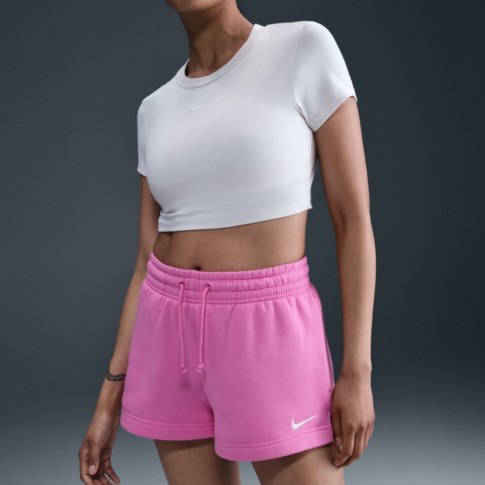 Nike Phoenix Fleece MR Short Kadın Pembe Şort IF2132-675