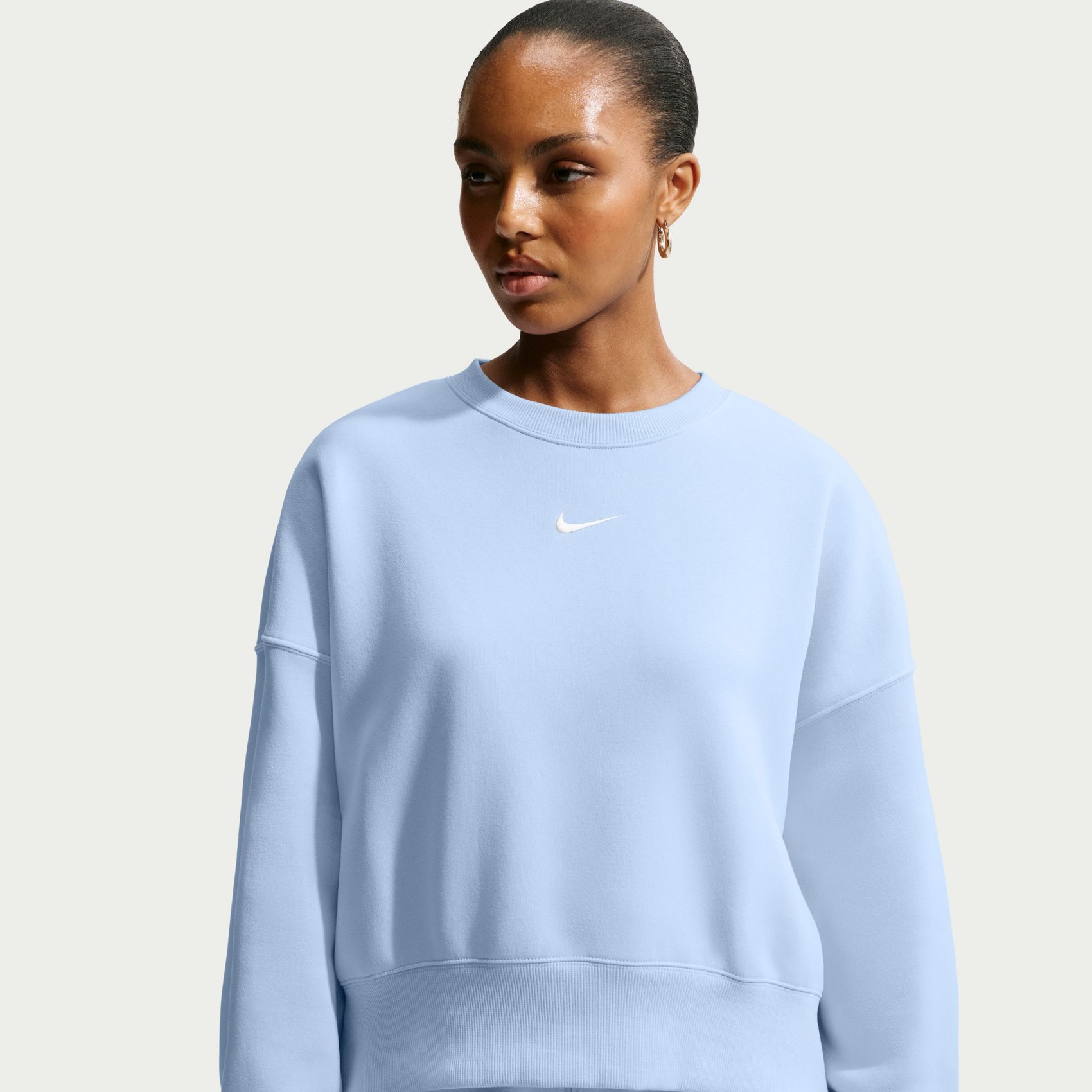 Phoenix Fleece Oos Crew Kadın Mavi Sweatshirt