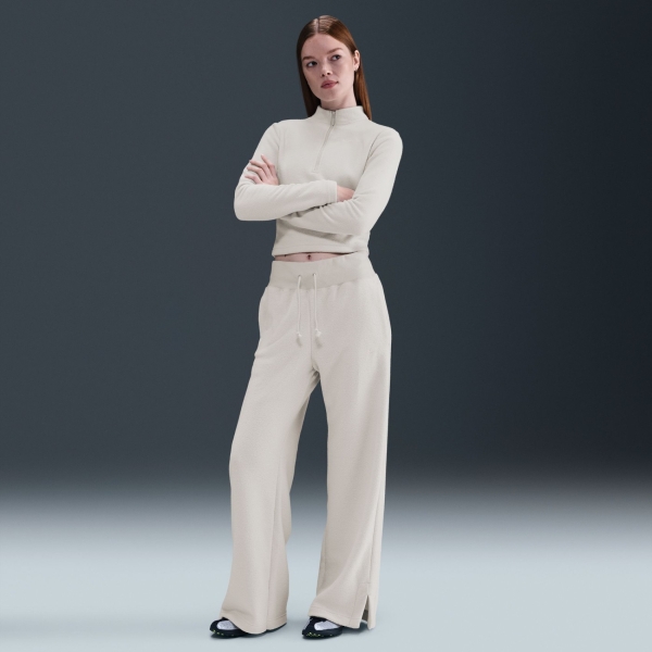 Nike Phoenix Plush HR Pant Wide Kadın Bej Eşofman Altı FN3622-072