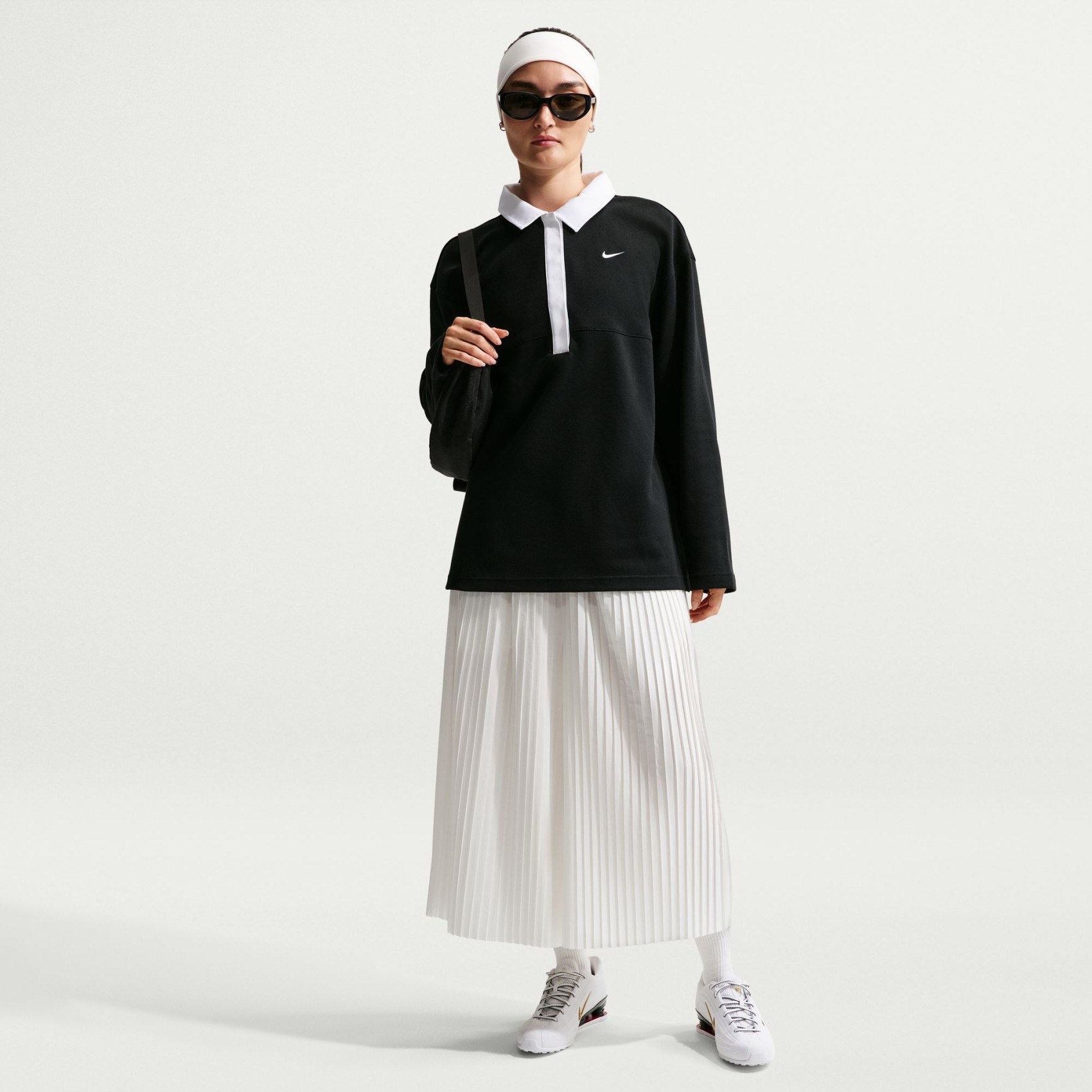 Pleated Culotte Mr Pant Kadın Beyaz Etek