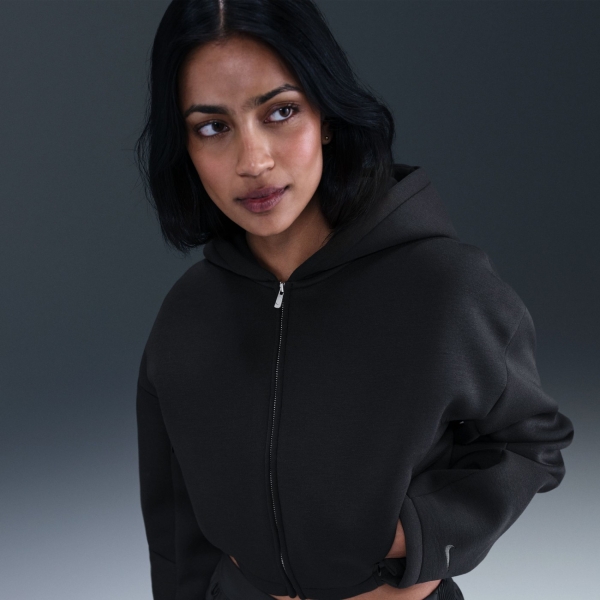 Nike Pregame Fleece FZ Kadın Siyah Sweatshirt HV2076-010