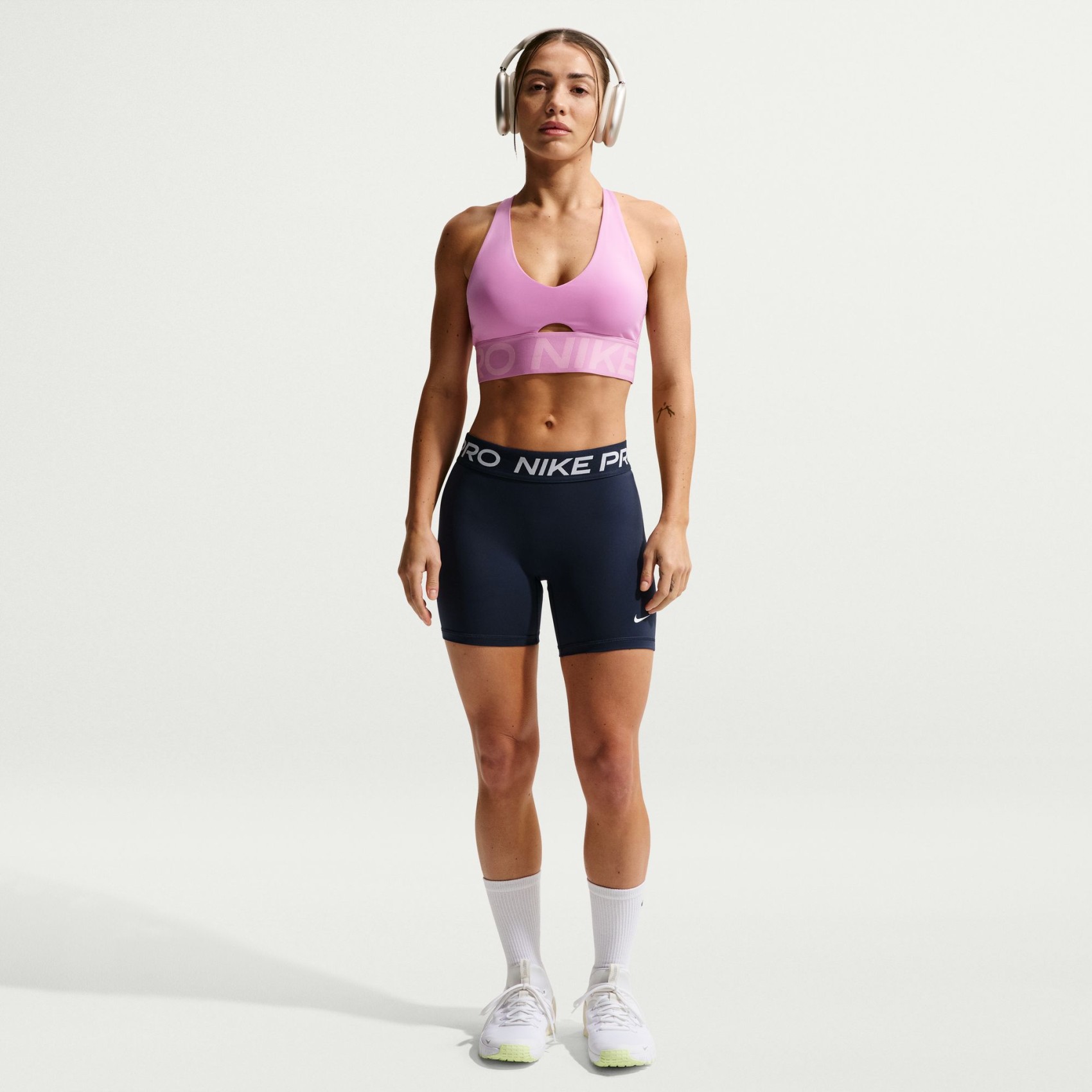 Nike Pro 365 Short 5" Kadın Mavi Şort