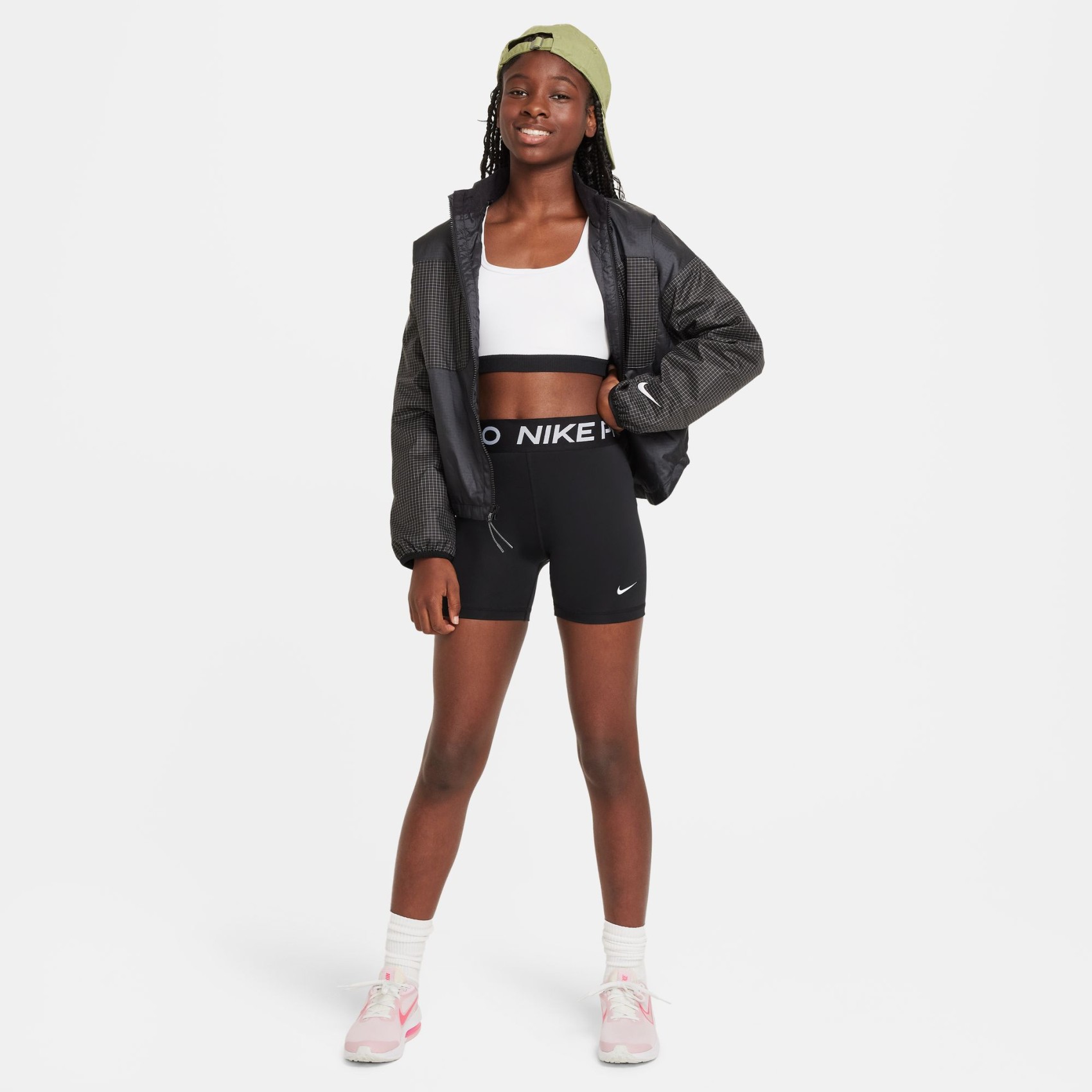 Nike Pro Dri-FIT 3" Short Çocuk Siyah Şort