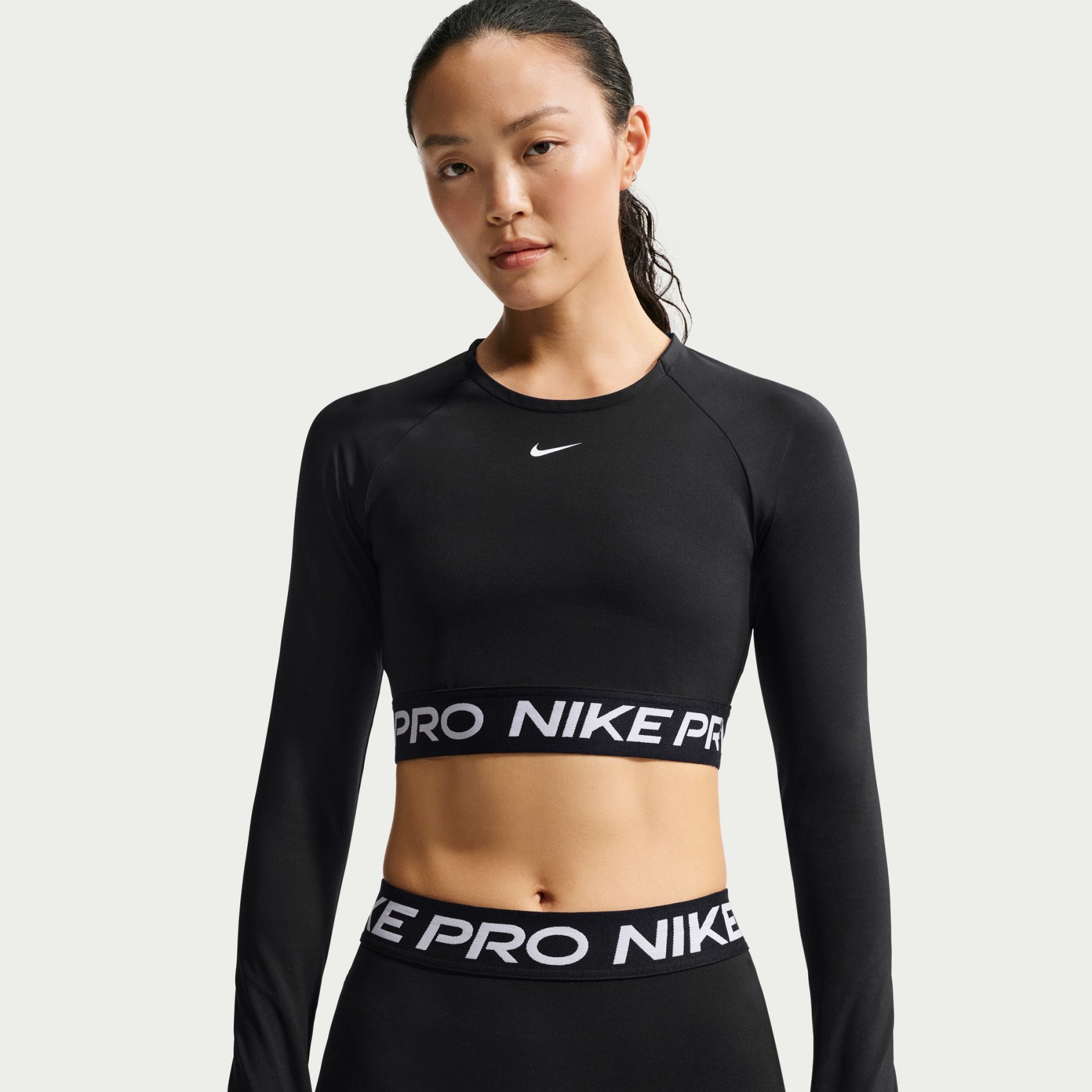 Nike Pro Dri-FIT 365 Crop Ls Kadın Sweatshirt