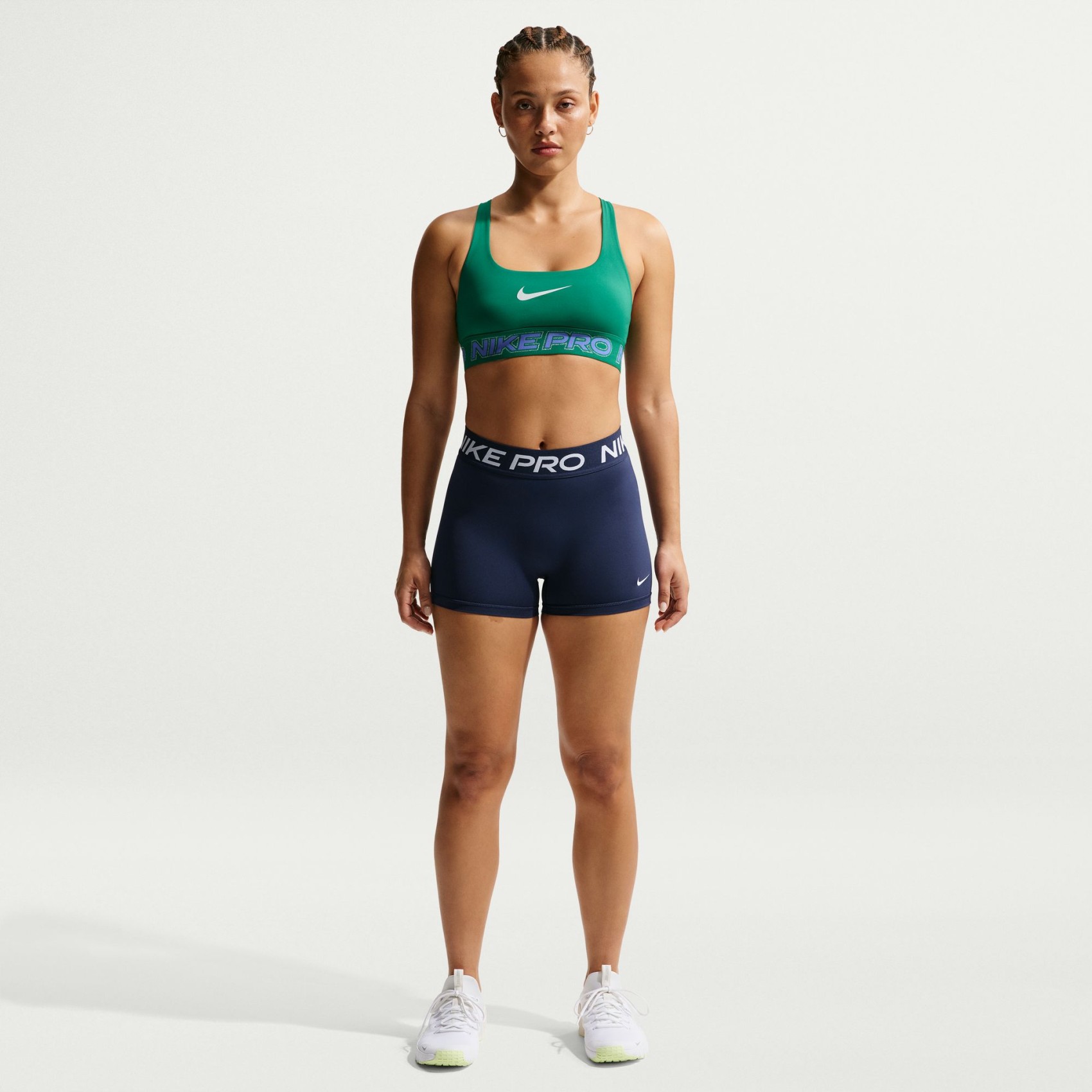 Nike Pro Dri-FIT 365 Mr 3" Short Kadın Mavi Şort