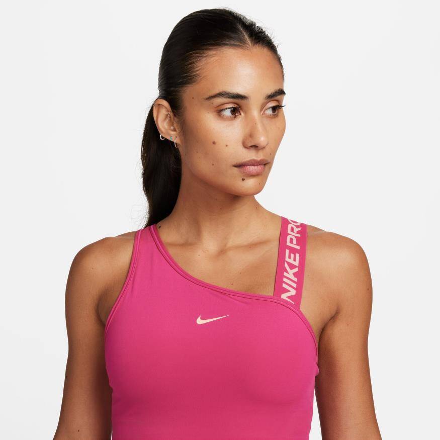 Nike Pro Dri Fit Swoosh Asymmetric Bra Kadın Sporcu Sütyeni