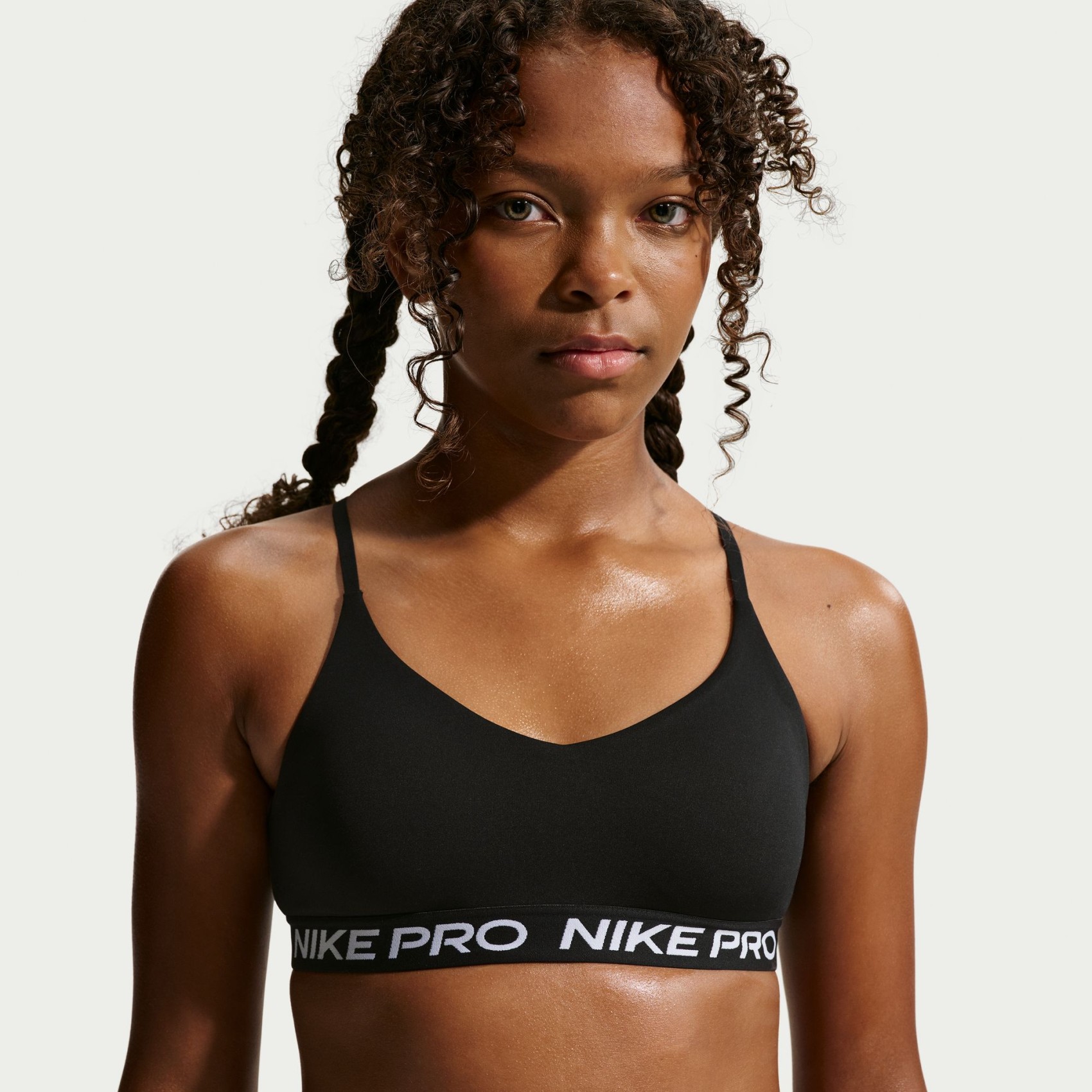 Nike Pro Indy Bra Çocuk Siyah Sporcu Sütyeni