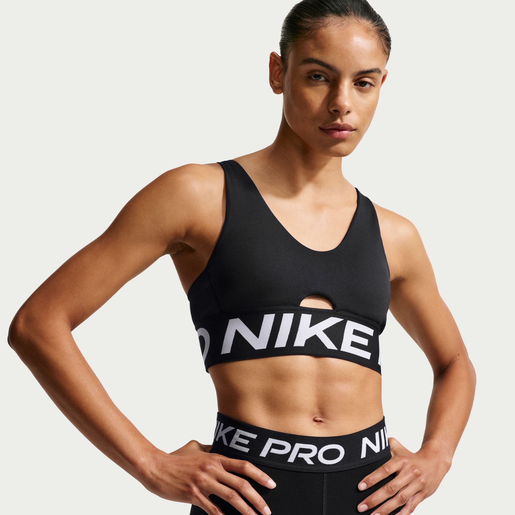 Nike Pro Indy Plunge Bra Bold Pedli Kadın Sporcu Sütyeni
