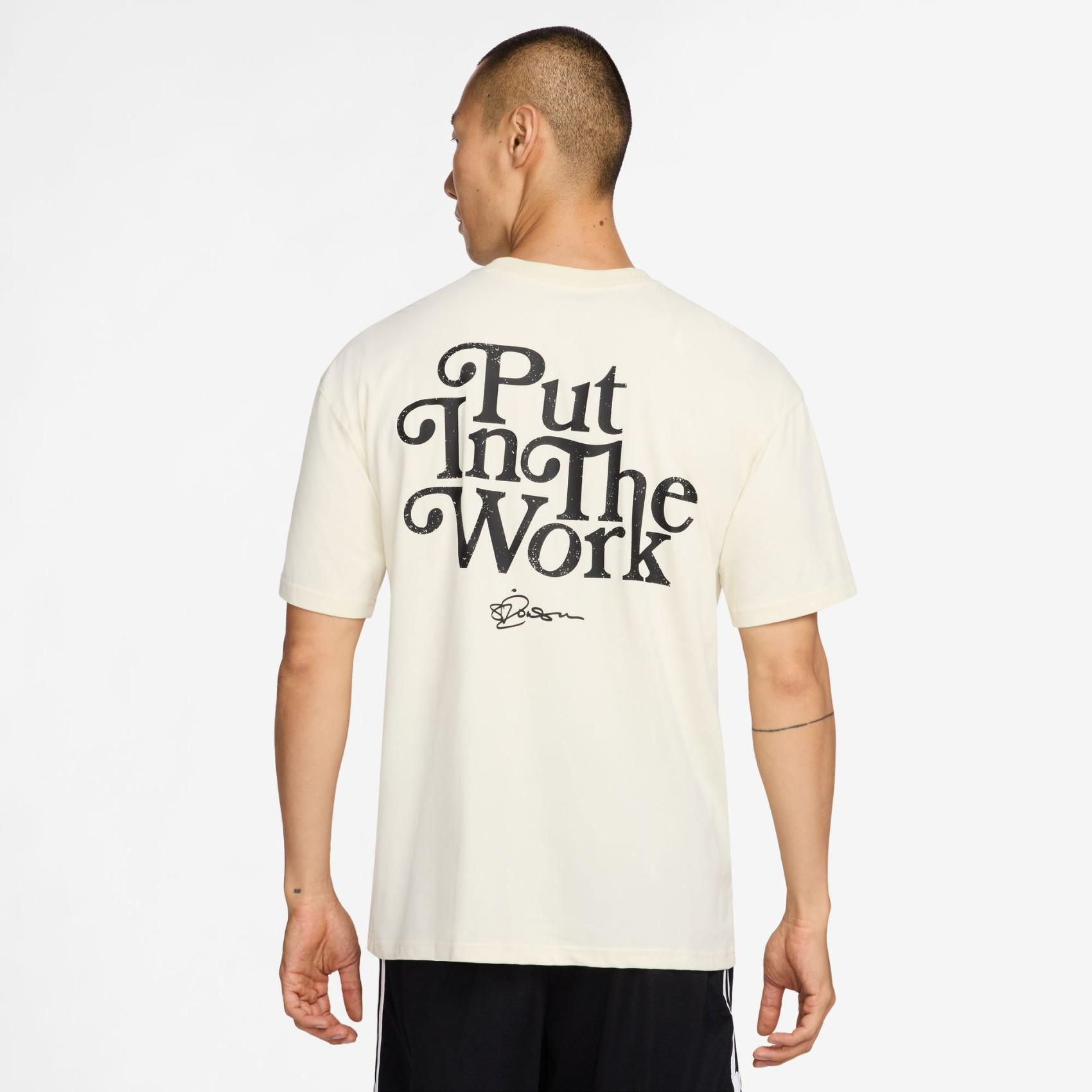 Sabrina Dri-FIT Tee Put in Work Erkek Bej Tişört