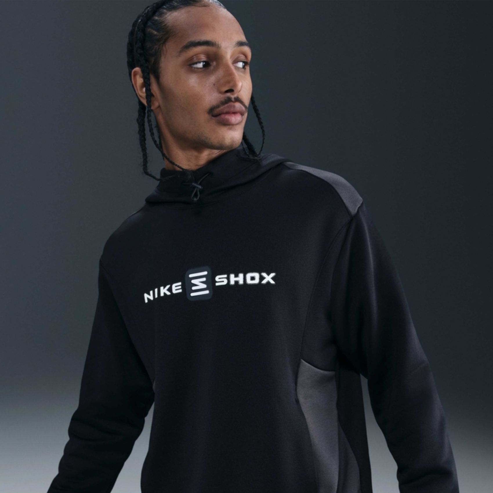 Shox Hoodie Erkek Siyah Sweatshirt
