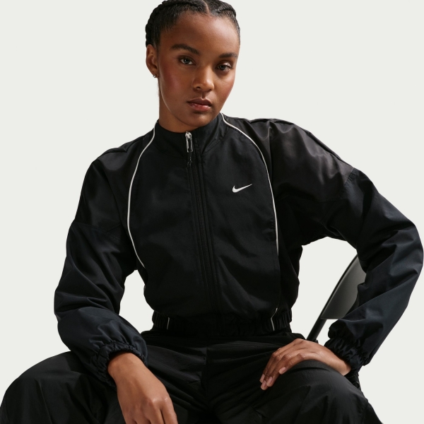 Nike Shrunken Track Jacket Mod Kadın Siyah Ceket IF0216-010