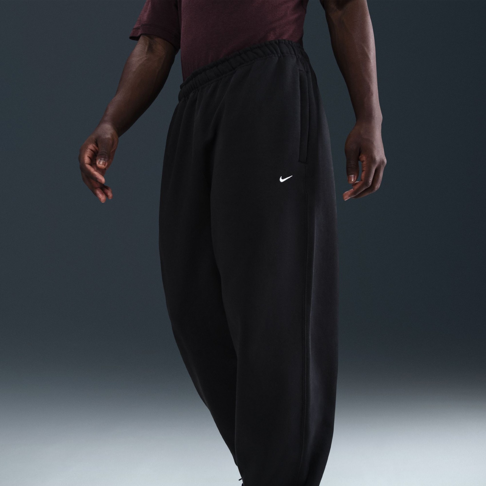 Solo Swoosh Bb Cf Pant Erkek Siyah Eşofman Altı