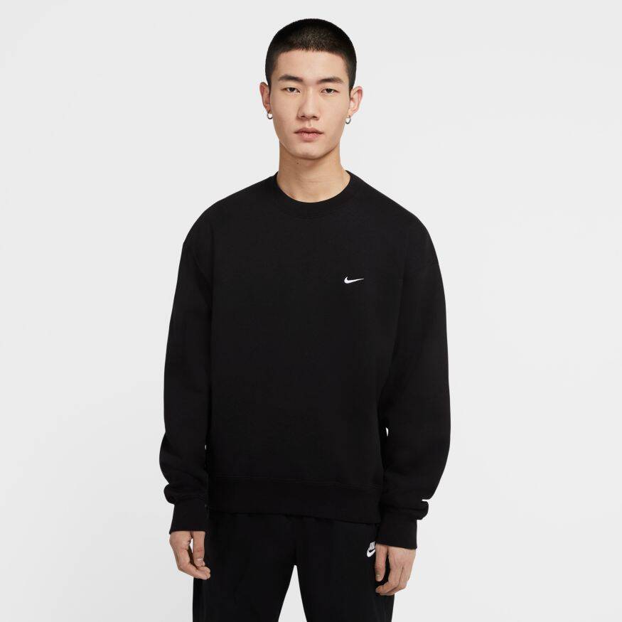 NIKE Nike Solo Swoosh Fleece Erkek Crew Sweatshirt