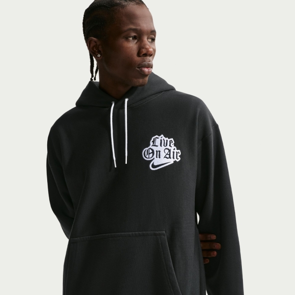 Nike Solo Swoosh Fleece Hoodie Gpx Erkek Siyah Sweatshirt IQ5559-010