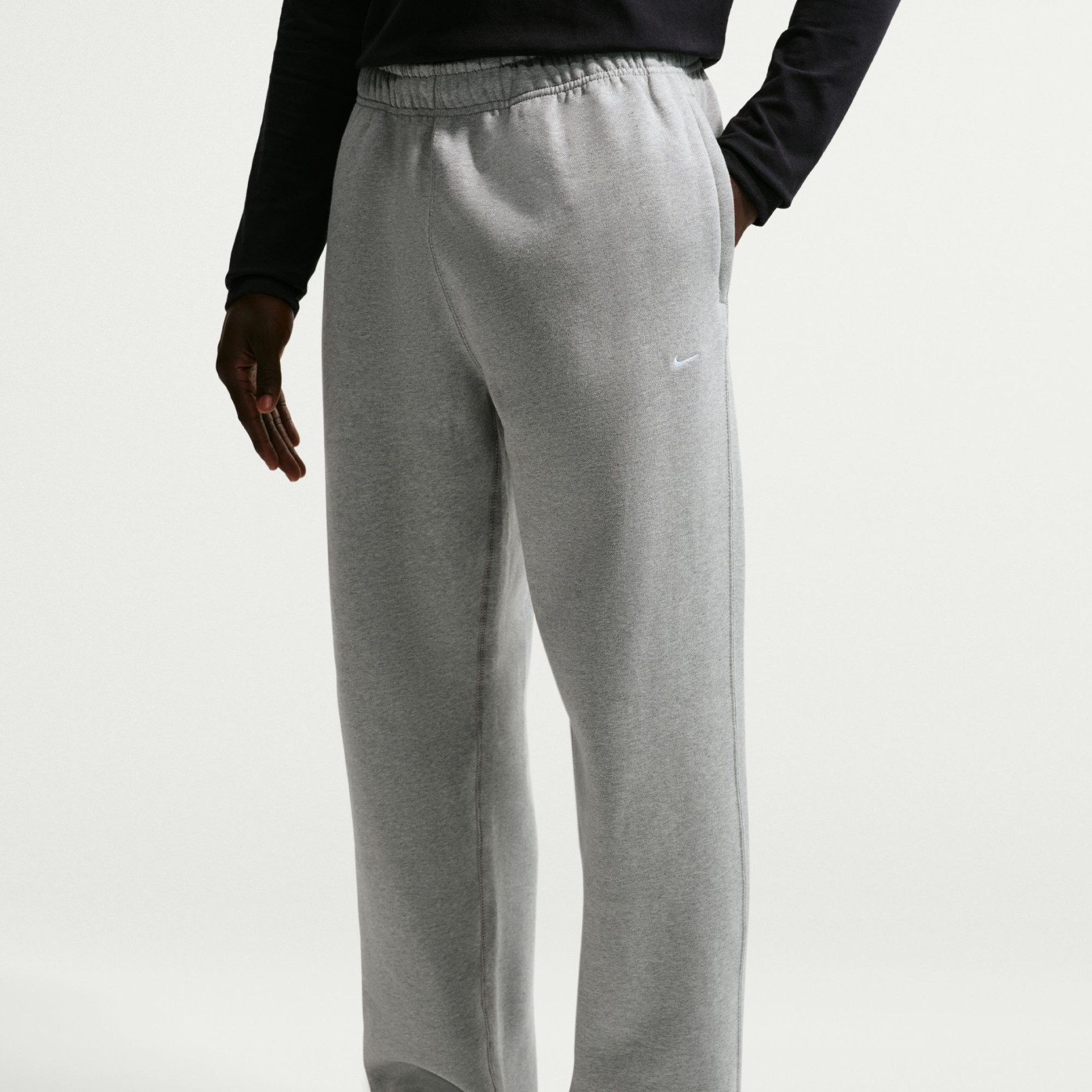 Solo Swoosh Fleece OH Pant Erkek Gri Eşofman Altı