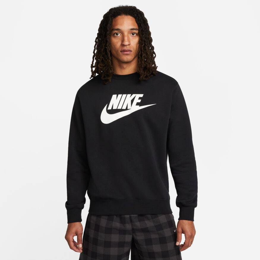 Nike Sportswear Club Brushed-Back Crew Erkek Sweatshirt