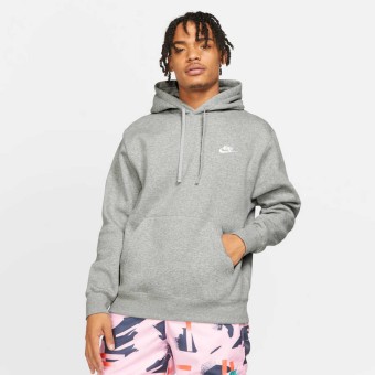 Nike Sportswear Club Fleece Pullover Brushed-Back Hoodie Erkek Sweatshirt