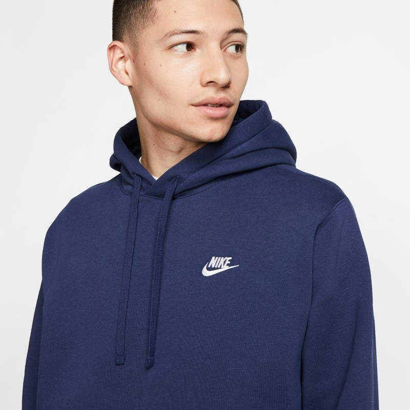 Nike Sportswear Club Fleece Pullover Brushed-Back Hoodie Erkek Sweatshirt