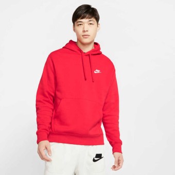 Nike Sportswear Club Fleece Pullover Brushed-Back Hoodie Erkek Sweatshirt