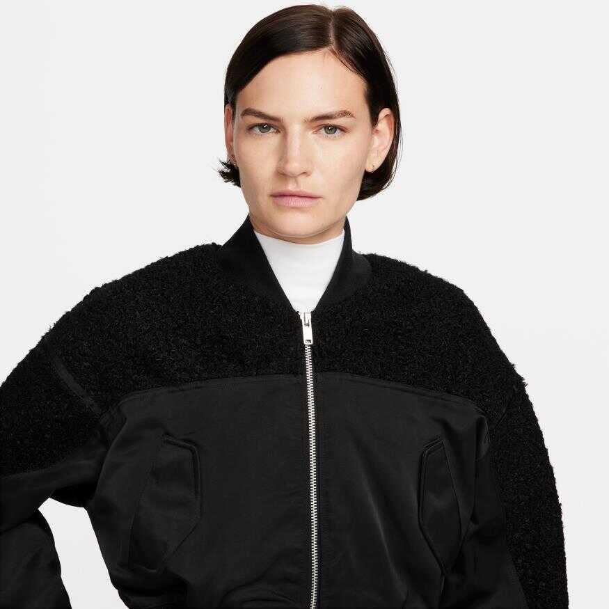 Nike fur bomber jacket cheap