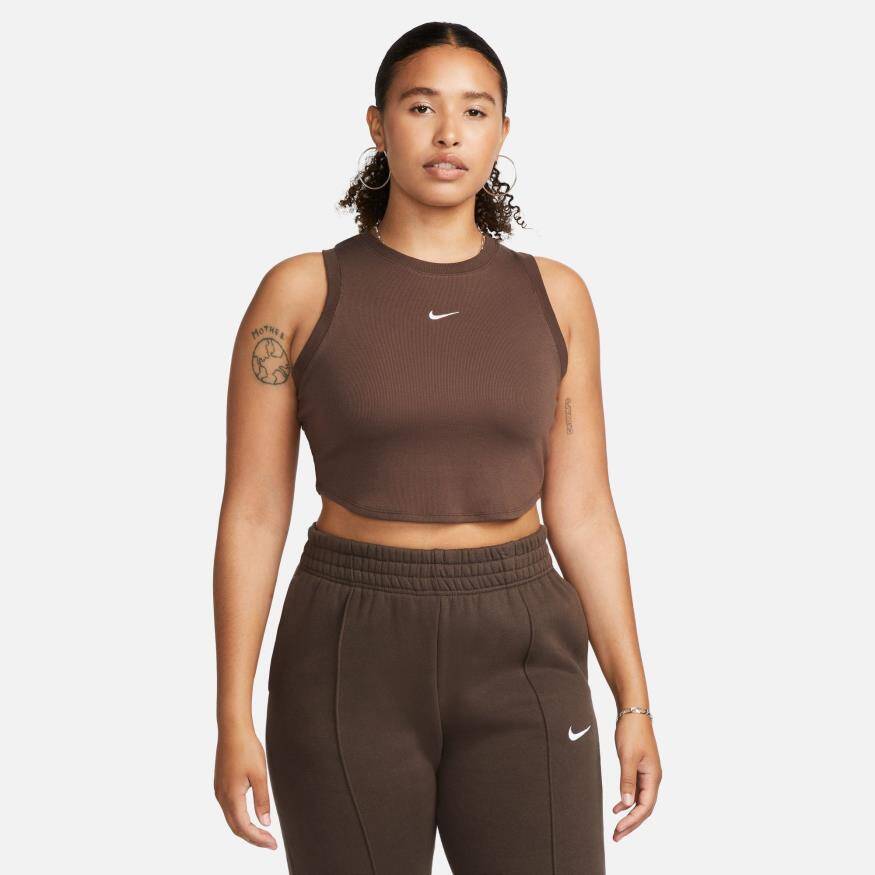 Nike Sportswear Essentials Rib Crop Tank Kadın Atlet