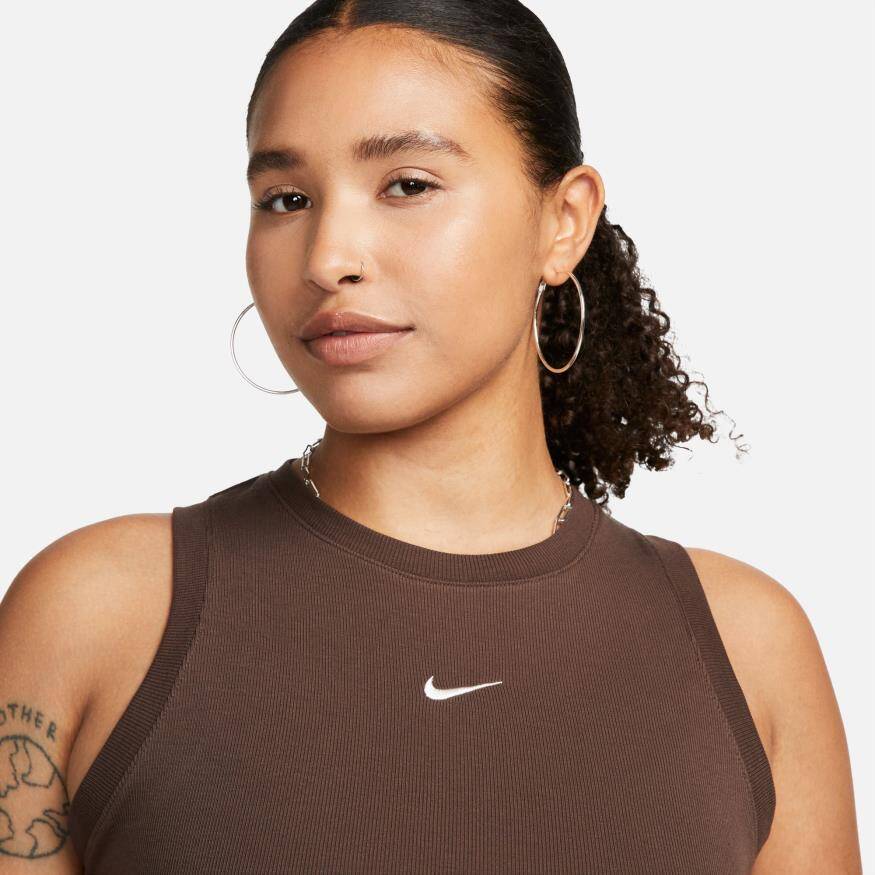 Nike Sportswear Essentials Rib Crop Tank Kadın Atlet