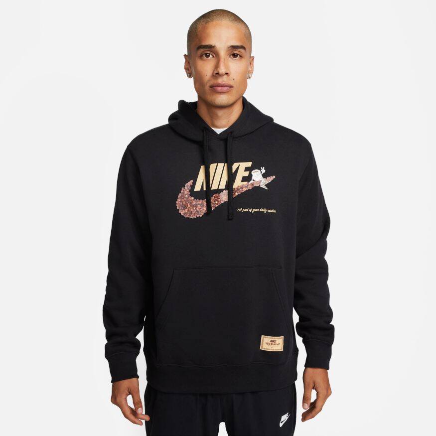 NIKE Nike Sportswear Hoodie Brushed-Back Pullover Sole Cafe Erkek Sweatshirt