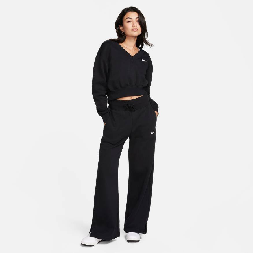 Nike Sportswear Phoenix Fleece Crop Vneck Kadın Sweatshirt