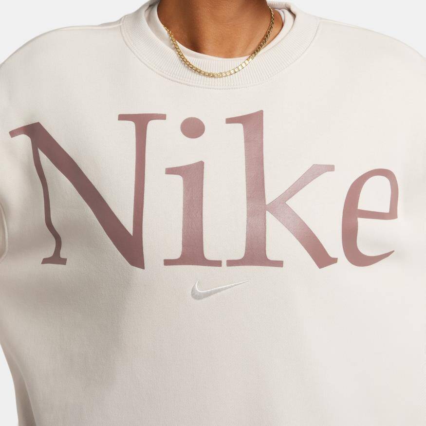 Nike Sportswear Phoenix Fleece Os Logo Crew Kadın Sweatshirt