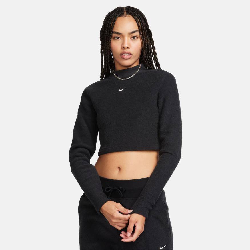Nike Sportswear Phoenix Plush Ls Crop Top Kadın Sweatshirt