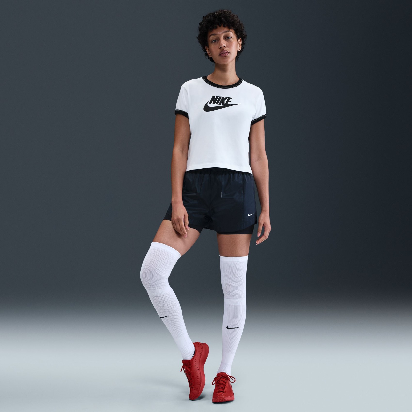 Nike Sportswear SS Ringer Tee Kadın Tişört