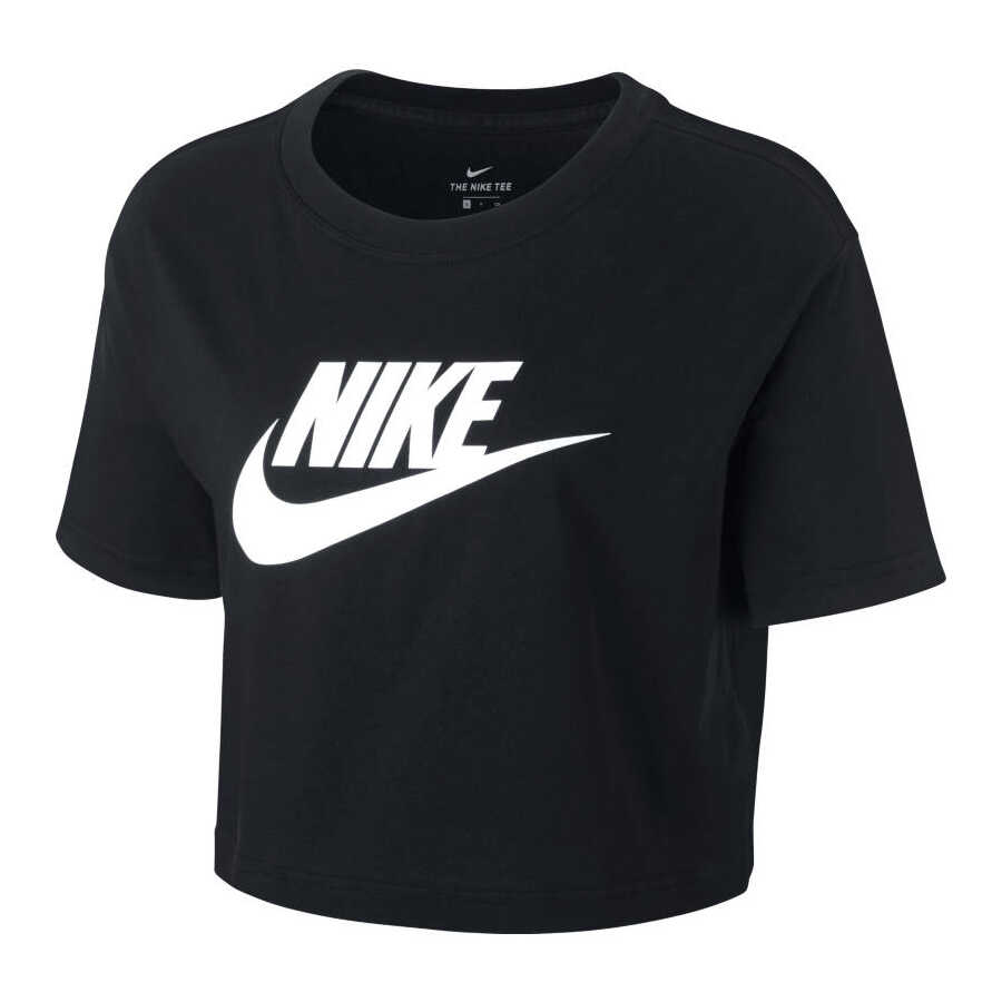 NIKE Nike Sportswear Tee Essential Crop Icon Futura Kadın Tişört NIKE Nike Sportswear Tee Essential Crop Icon Futura Kadın Tişört