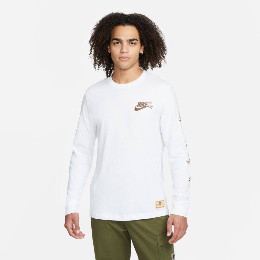NIKE Nike Sportswear Tee Long Sleeve 1 Open Erkek Sweatshirt