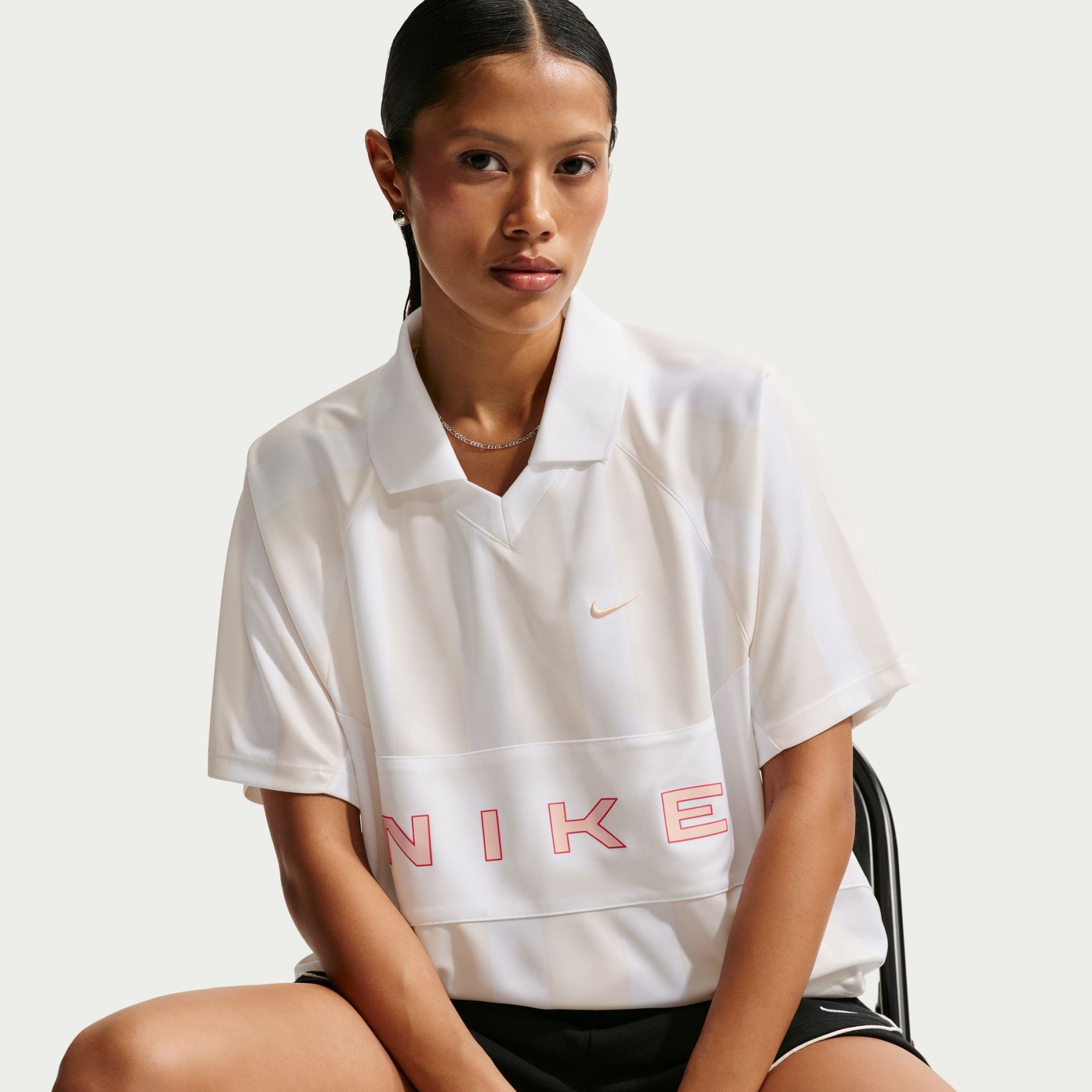 Street Os Ss Stripe Jersey Kadın Tişört