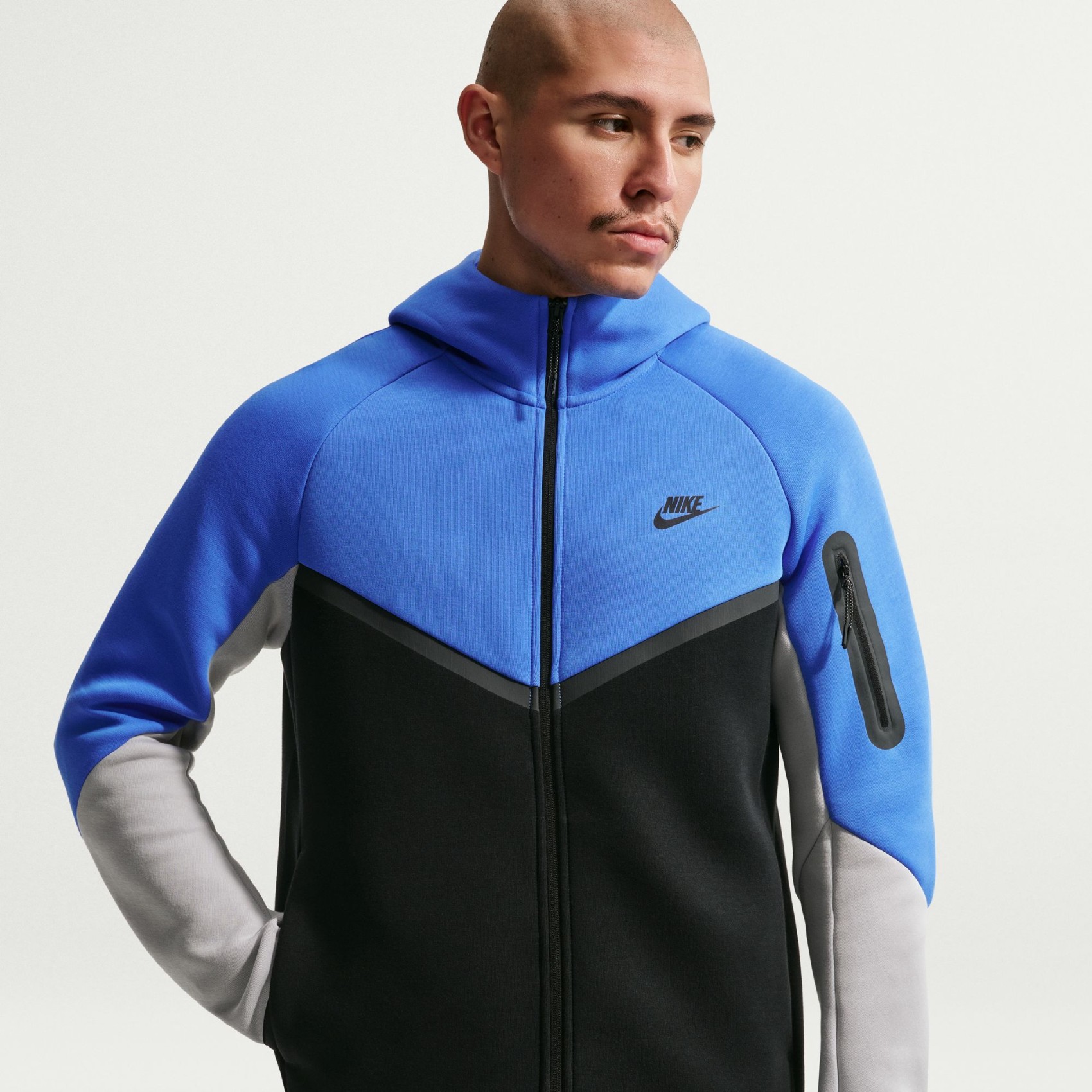 Tech Fleece Fz Wr Hoodie Erkek Mavi Sweatshirt