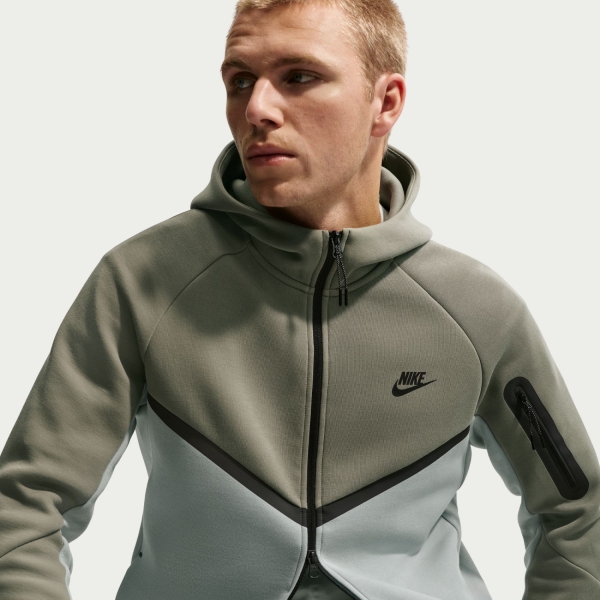 Nike Tech Fleece Fz Wr Hoodie Erkek Yeşil Sweatshirt HV0949-328