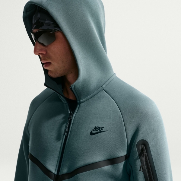 Nike Tech Fleece Fz Wr Hoodie Erkek Yeşil Sweatshirt HV0949-382