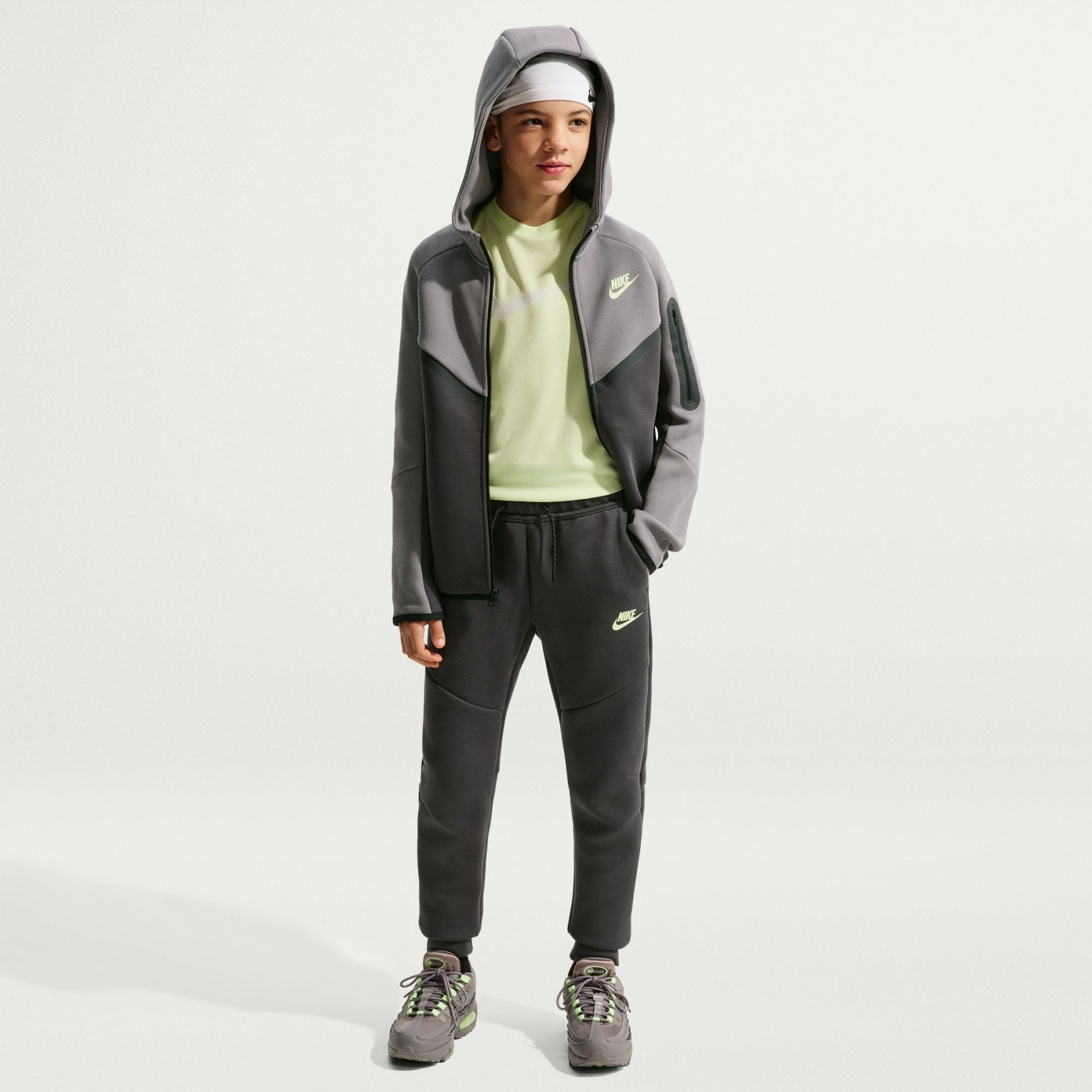 Tech Fleece Jogger Çocuk Gri Eşofman Altı